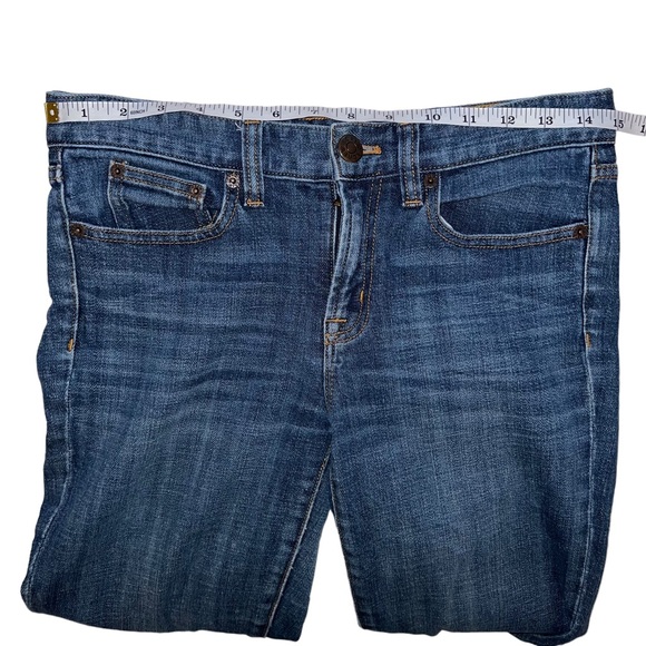 J Crew Toothpick Skinny Jeans Medium-Dark Blue Wash Stretch | size 26 - Picture 10 of 13